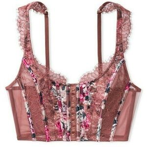 VICTORIAS SECRET DREAM ANGELS UNLINED CORSET BUSTIER BRA TOP size M